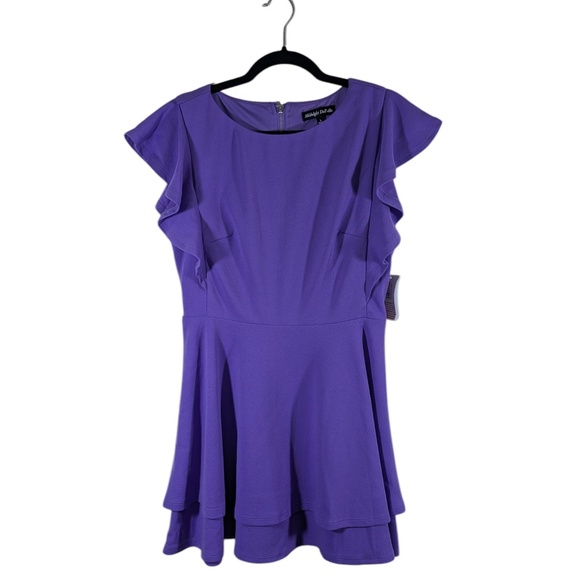 Midnight Doll Purple Semi Formal Dress Size L - Picture 1 of 5